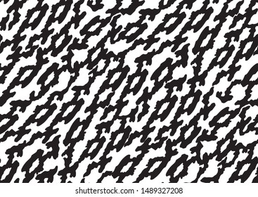Abstract snake scales skin seamless on white background. Vector illustration background. Trendy exotic background.