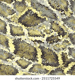Abstract snake skin seamless pattern. Vector graphics