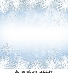 Abstract snow background - Illustration