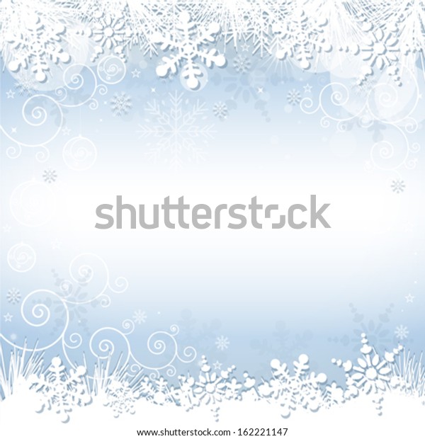 Abstract Snow Background Illustration Stock Vector (Royalty Free ...