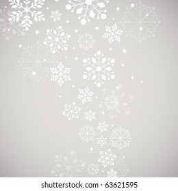 Abstract Snow Background Vector