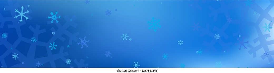 Abstract Snow Background. Winter Holiday Background with Falling Snowflakes for Web, Wallpaper, Print. Vintage Festive Pattern with Snowflakes Various Sizes and Shapes. Vector Texture.