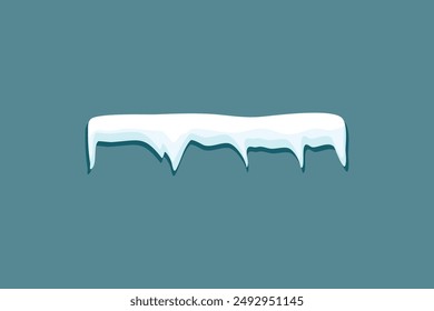 Abstract snow caps of house roof shape christmas design free vector editable background