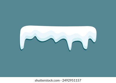 Abstract snow caps of house roof shape christmas design free vector editable background