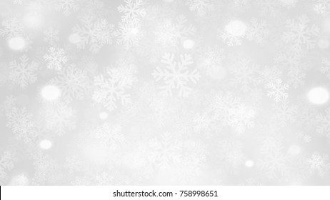 Abstract Snow Flake White and Gray Vector Backgrounds