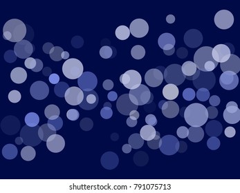 Abstract snow flakes falling concept winter image background illustration. Falling snow image confetti, Christmas, New Year festive background. Rich, shiny blue abstract snowflakes holiday decoration.