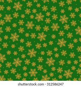 Abstract snow flakes, Seamless patterns background.