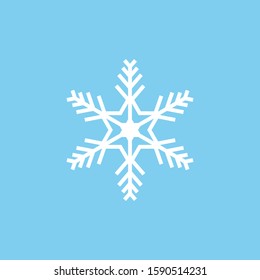 abstract snow icon logo vector