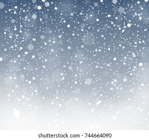 Abstract snow topic background 4 - eps10 vector illustration.