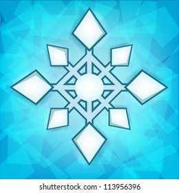 Abstract snowflake