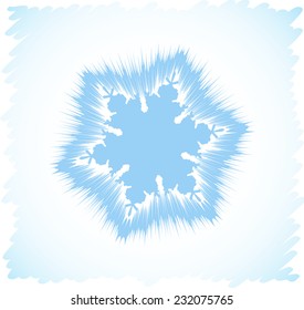 Abstract snowflake