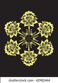 Abstract snowflake