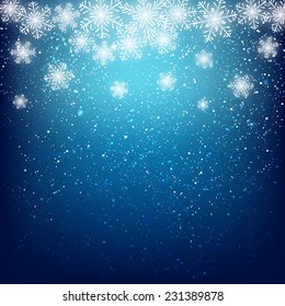 Abstract snowflake background for Your design