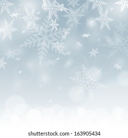 Abstract snowflake Christmas background
