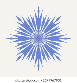 Abstractas copo de nieve. Navidades elemento de diseño elegante de invierno. Vector