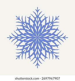 Abstractas copo de nieve. Navidades elemento de diseño elegante de invierno. Vector