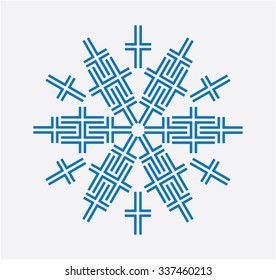 Abstract Snowflake ,Simple