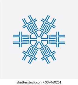 Abstract Snowflake ,Simple