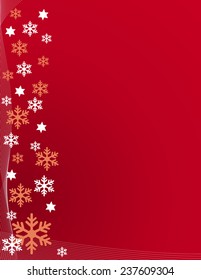 Abstract snowflakes Background