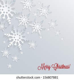 Abstract snowflakes background. Vector eps10.