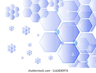 Abstract snowflakes background Vector illustration