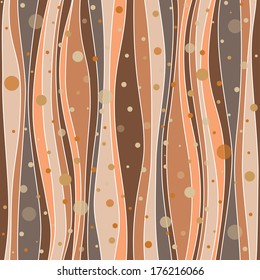 Abstract snowy pattern - seamless background - Wavy Decoration - abstract snowballs texture - Vector Illustration
