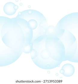 Abstrakte Seifenblasen Hintergrund Design Vektor