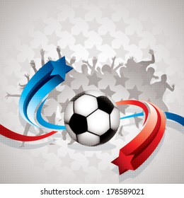 Abstract soccer background