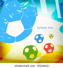 abstract soccer background