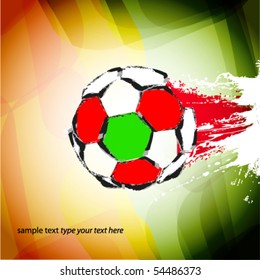 abstract soccer background design