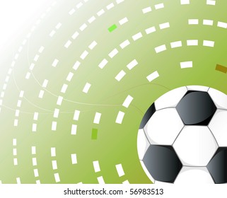 Abstract soccer background. Vector illustration.