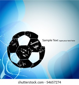 abstract soccer ball background design