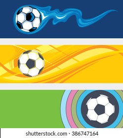 Abstract Soccer Ball Background (Vector Art)