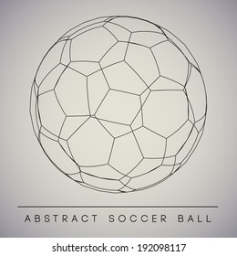 Abstract Soccer Ball | EPS10 Vector