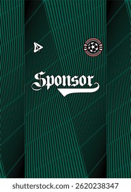 Abstract Soccer Jersey Template Collection Modern Football Kit Designs Set