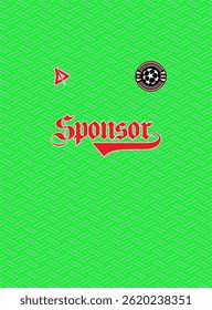 Abstract Soccer Jersey Template Collection Modern Football Kit Designs Set
