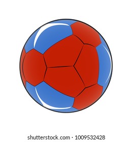 Abstract soccer object