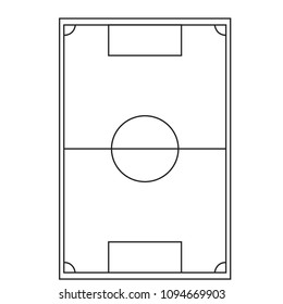 Abstract soccer object