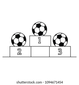 Abstract soccer object