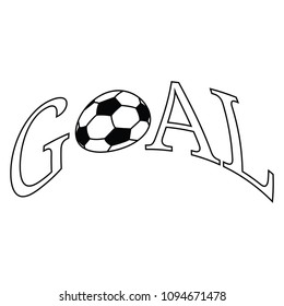 Abstract soccer object