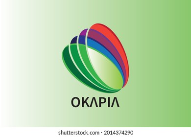 Abstract Social concept vector logo design,o letter logo and Community icon.
