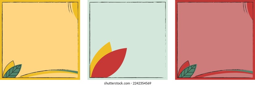 Abstract Social Media Background Template. For personal business. Anyone can use this design easily. 