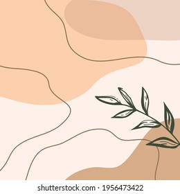 Resumen de antecedentes en medios sociales. Plantilla de fondo con espacio de copia para el diseño de texto e imágenes por formas de color abstracto, líneas