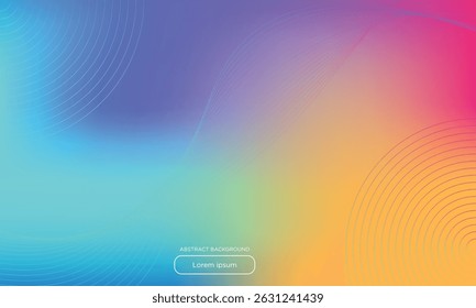 Abstract Social Media Banner Background Colorful Free