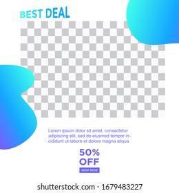 ABSTRACT SOCIAL MEDIA BANNER TEMPLATE SALES SET. EDITABLE COVER DESIGN PROMOTION SALE VECTOR