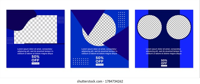 ABSTRACT SOCIAL MEDIA BANNER TEMPLATE SALES SET. EDITABLE COVER DESIGN PROMOTION SALE VECTOR