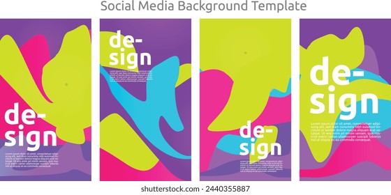 Abstract Social Media banner Template  . Perfect for your promotion banner on social media. feed background design.