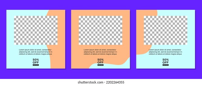 ABSTRACT SOCIAL MEDIA POST BANNER TEMPLATE SALES SET. EDITABLE COVER DESIGN PROMOTION SALE VECTOR