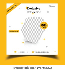 Abstract social media post template , Suitable for Smart Watch, shoes, Fashion post..