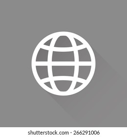 abstract social media symbol on a gray background
